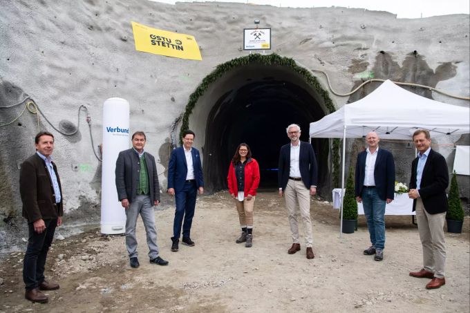 Der Tunnelanschlag bei Reisseck II der Verbund AG. Verbund AG
