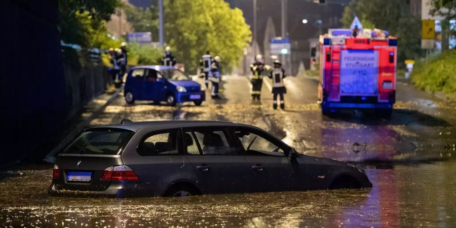 Überschwemmungen und Hagel im Südwesten