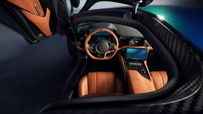 Das Interieur ist nicht nur handwerklich perfekt, sondern auch technisch wegweisend Rimac Nevera