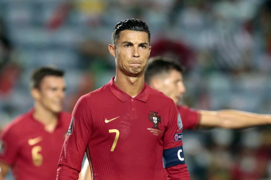 Cristiano Ronaldo im Trikot der portugiesischen Nationalmannschaft.