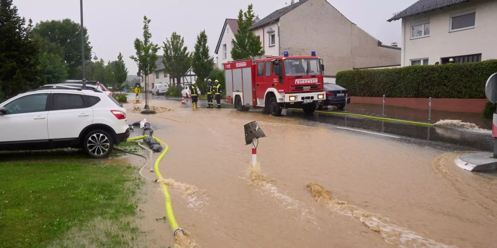 Unwetter Deutschland: Sechs Häuser stürzen in Eifel ein