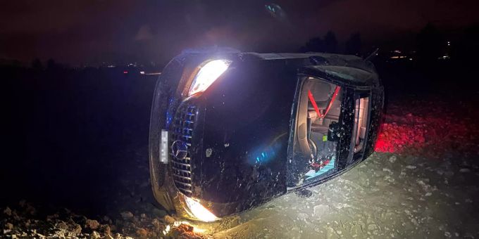 Selbstunfall mit Mercedes Selbstunfall