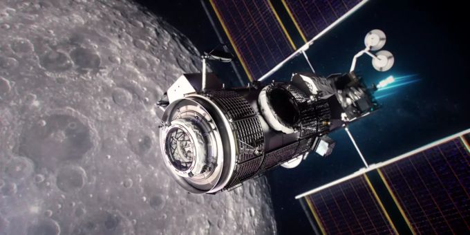 So soll das HALO-Wohnmodul für die nächste Mission der Nasa aussehen. Nasa HALO-Wohnmodul