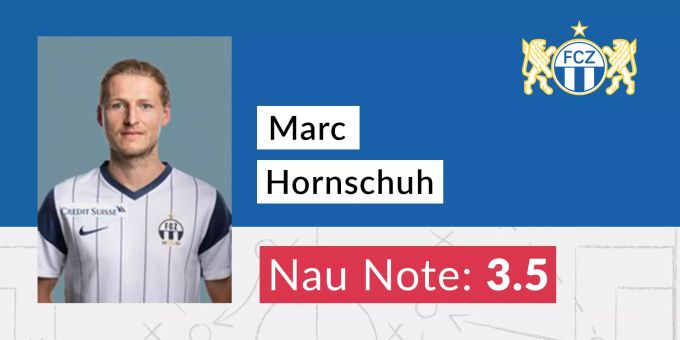 Die Nau-Note für Marc Hornschuh vom FCZ. fc zürich