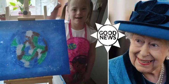 Sie schreibt zurück! - Mädchen mit Down-Syndrom malt Queen ein Bild