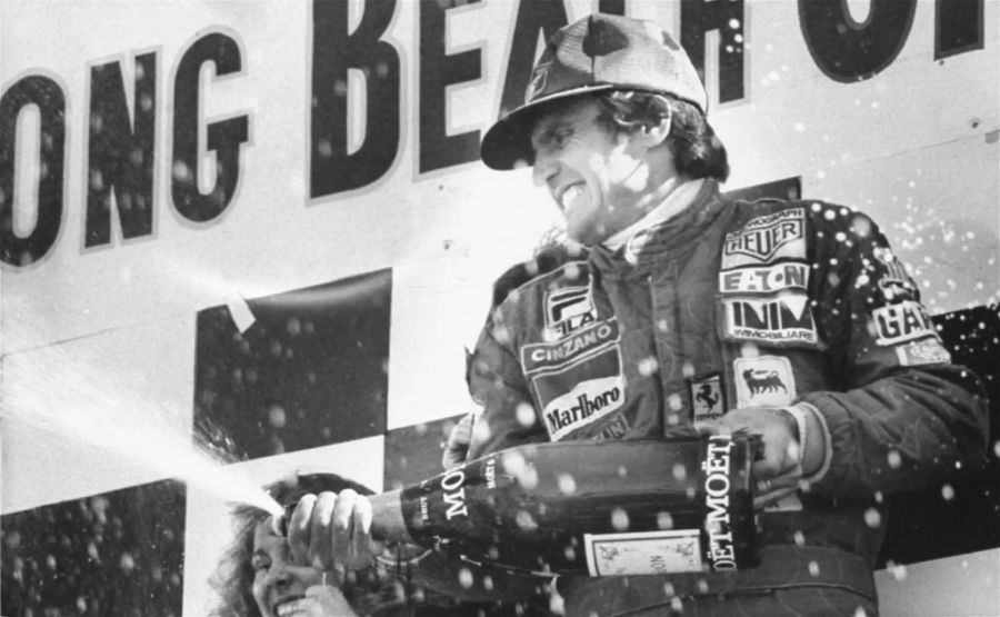 Carlos Reutemann Champagner