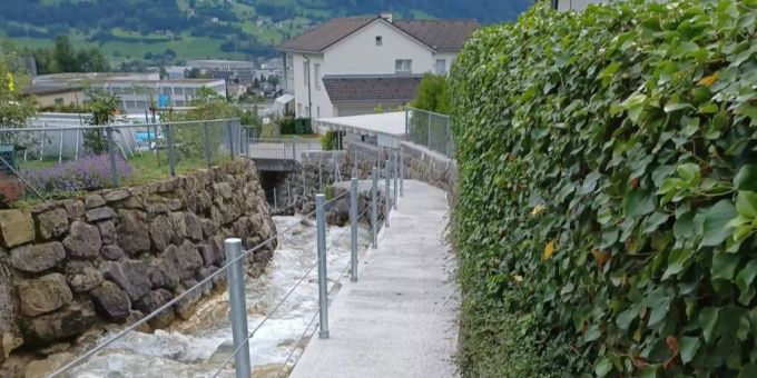 Schattdorf Fussweg Gangbach. Schattdorf