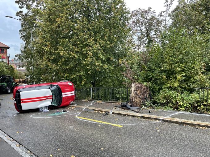 Unfall mit Mini in St. Gallen. (Archivbild) Unfall mit Mini.