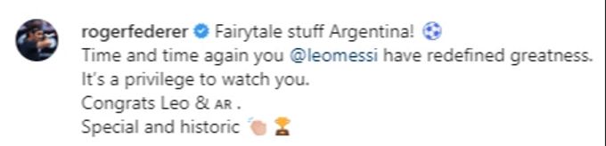 Lionel Messi Federer