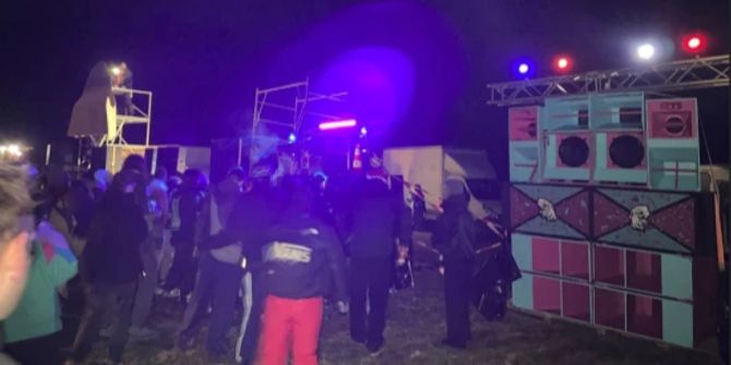 Illegale Party in Bulle «Grande Cithard»