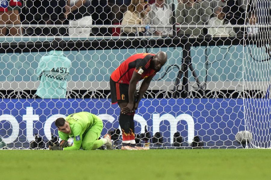 Romelu Lukaku hatte mehrere Chancen, Belgien in die Achtelfinals zu schiessen.