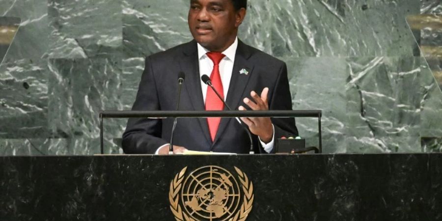 Der sambische Präsident Hakainde Hichilema