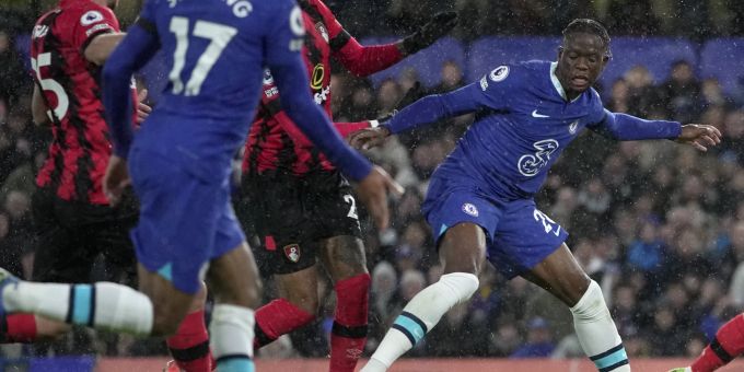 Denis Zakaria bei seinem Premier-League-Debut mit dem FC Chelsea. (AP Photo/Kin Cheung) FC Chelsea Zakaria