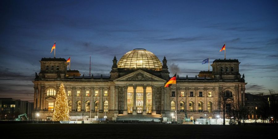 Das Reichstagsgebäude in Berlin.