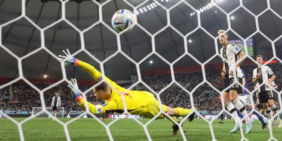 Manuel Neuer kassiert ein Gegentor