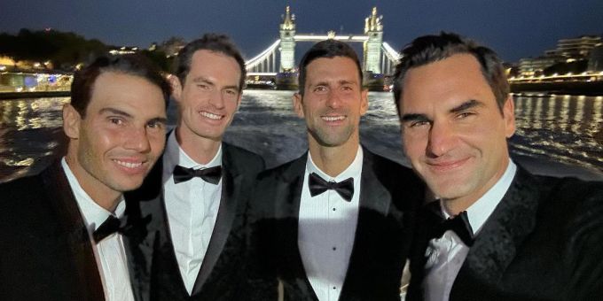 «Dinner mit Freunden» - «Big Four» zum Federer-Abschied wieder vereint!