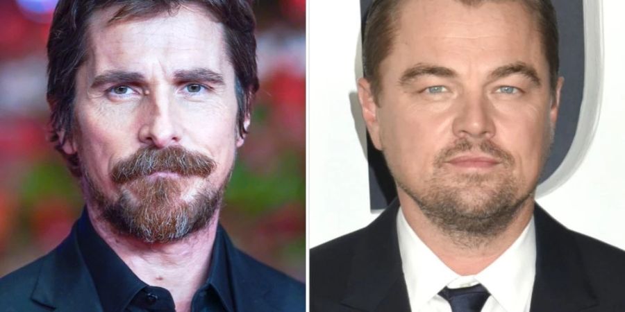 Christian Bale (l.) sieht seinen Schauspiel-Kollegen Leonardo DiCaprio an der absoluten Spitze der Hollywood-Hiercharchie.