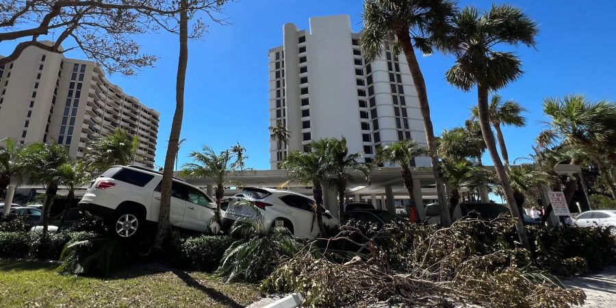 Hurrikan «Ian» hat an der Westküste Floridas, wie hier in Naples, grosse Zerstörungen hinterlassen.