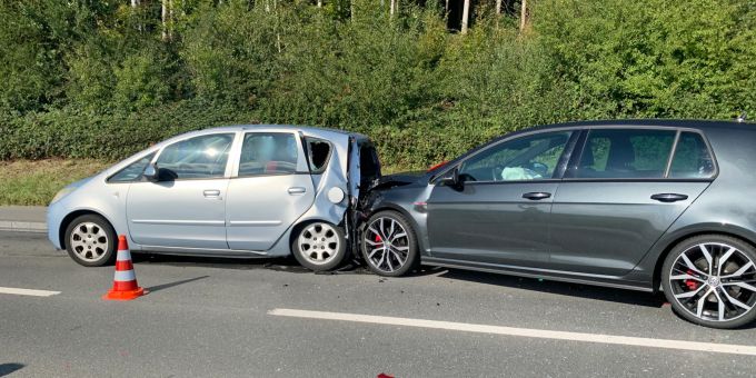 Bei dem Unfall wurde eine Person verletzt.