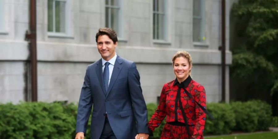 Trudeau und seine Frau Sophie