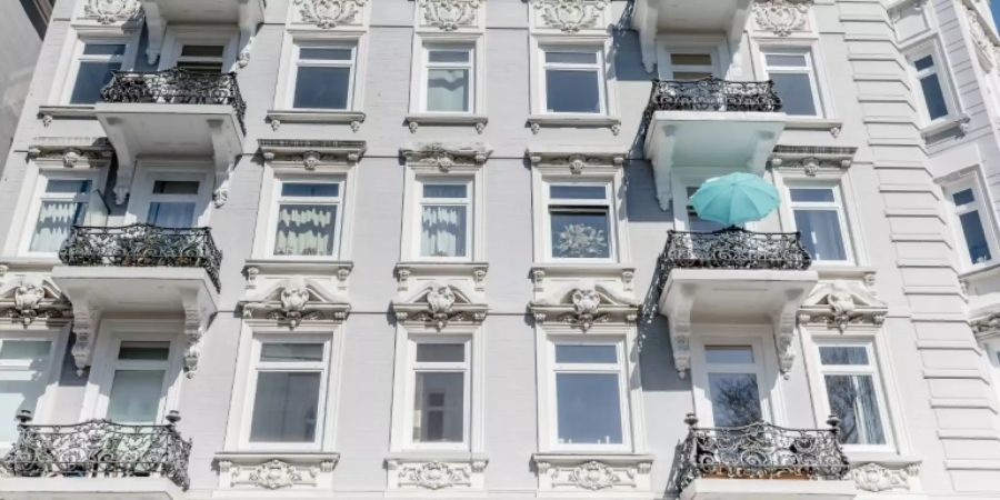 Wohnhausfassade in Hamburg
