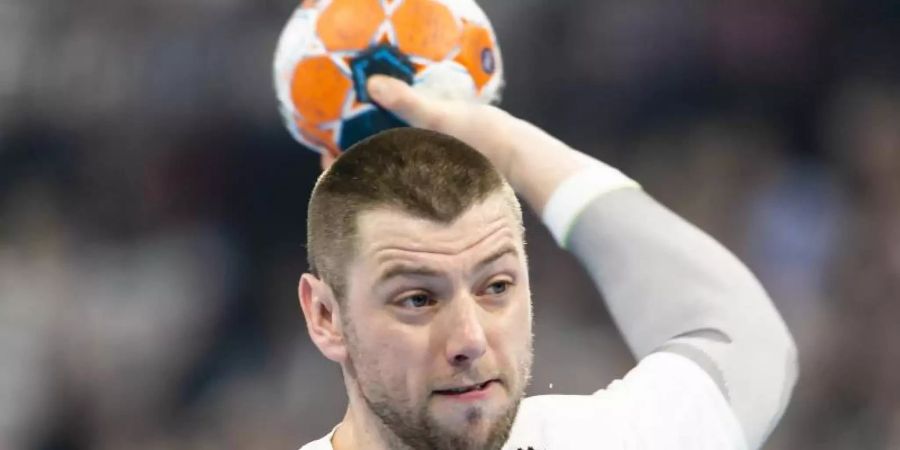 Niclas Ekberg erzielte neun Tore für den THW Kiel. Foto: Frank Molter