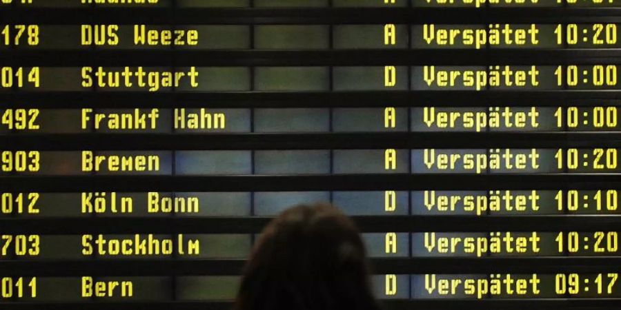 Die durchschnittliche Verspätung pro Flug betrug im ersten Halbjahr 2019 12 Minuten - statt 14,1 Minuten ein Jahr zuvor. Foto: Michael Hanschke