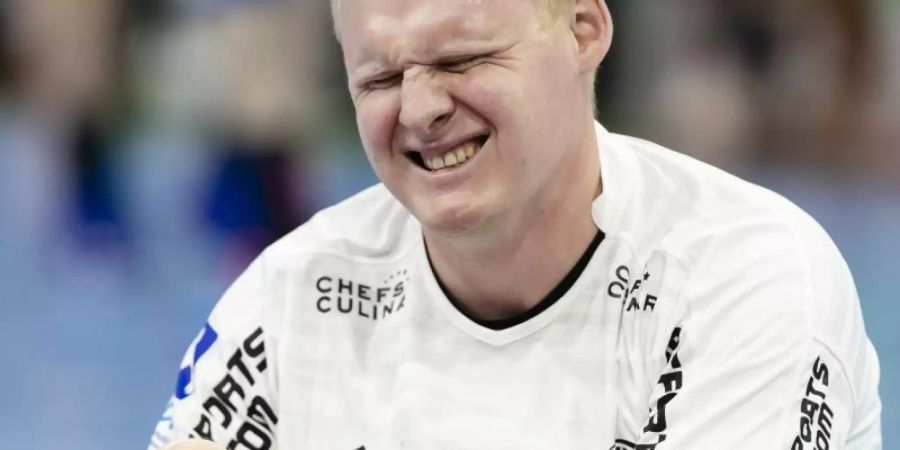 Musste am rechten Ellenbogen operiert werden: Patrick Wiencek vom THW Kiel. Foto: Frank Molter