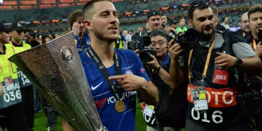 Gewann mit dem FC Chelsea die Europa League: Eden Hazard. Foto: Arne Dedert