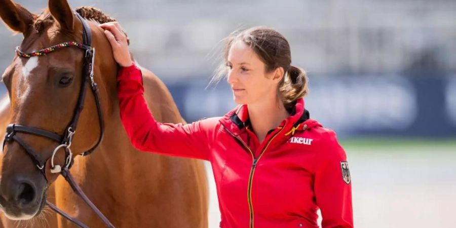 Erfolgsduo: Simone Blum mit Stute Alice. Foto: Rolf Vennenbernd