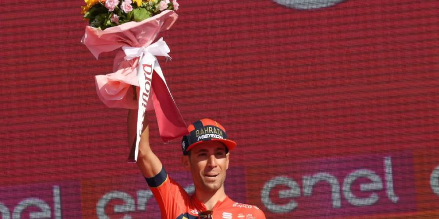Vincenzo Nibali - hier im Dress von Bahrain-Merida nach seinem 2. Platz im Giro - wechselt auf 2020 zu Trek-Segafredo