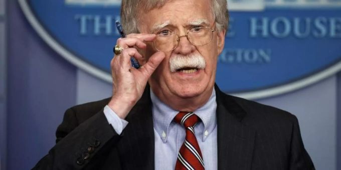 US-Sicherheitsberater John Bolton im Weissen Haus. bolton