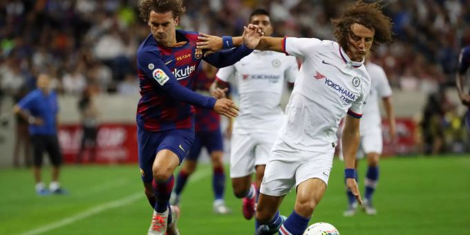 Antoine Griezmann spielte im Testspiel gegen den FC Chelsea von Anfang an. Antoine Griezmann