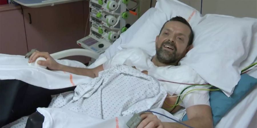 Gretarsson nach der Transplantation in Lyon