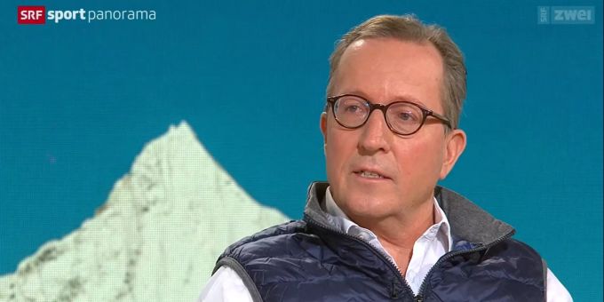 OK-Chef Urs Näpflin spricht im «Sportpanorama» über die Absage der Rennen am Lauberhorn. Lauberhorn
