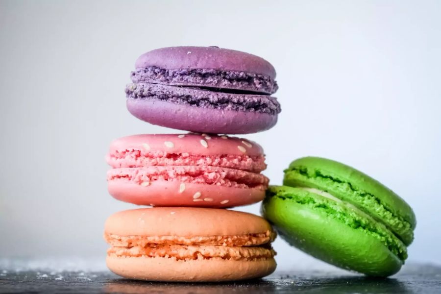 Vier Macarons