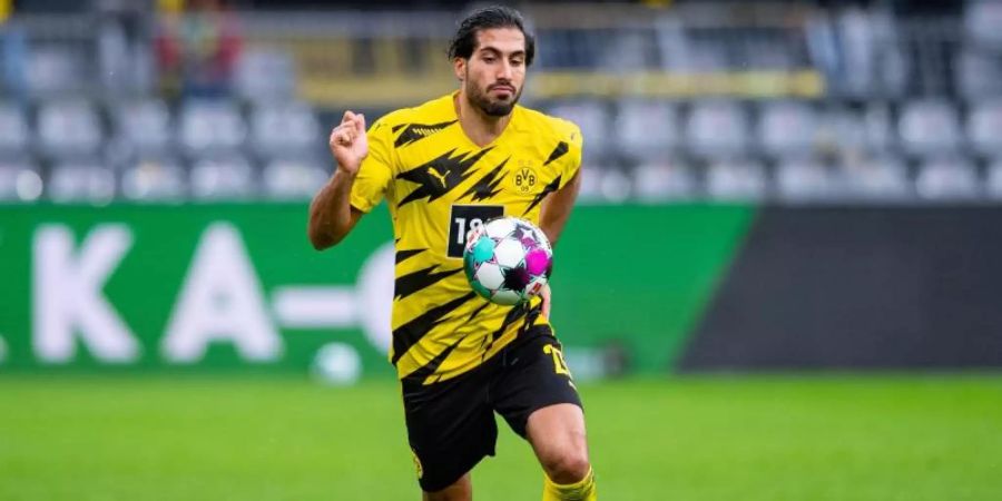 Der Dortmunder Emre Can darf wieder gegen den Ball treten. Foto: Guido Kirchner/dpa