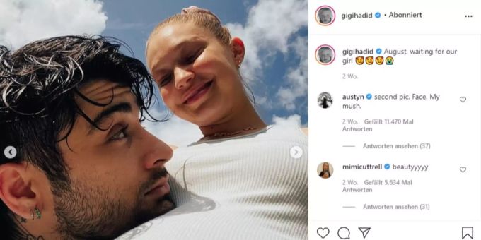 Gigi Hadid Tochterchen Khai Soll Stolz Auf Hintergrund Sein