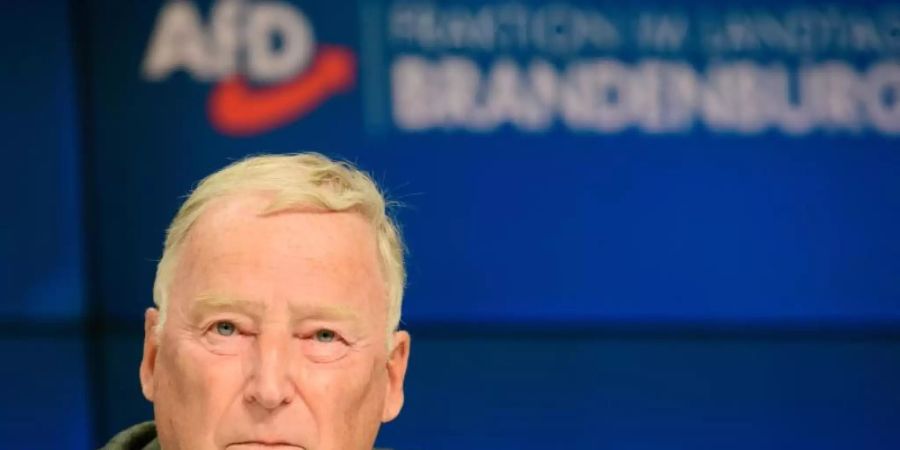 Alexander Gauland, AfD-Ehrenvorsitzender, steht einer Corona-Impfpflicht skeptisch gegenüber. Foto: Soeren Stache/dpa-Zentralbild/dpa/Archiv