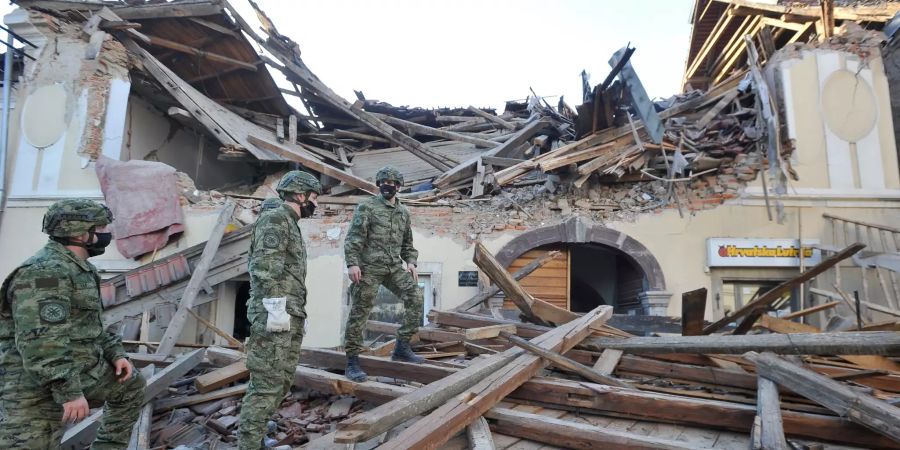 Weitere Erdbeben in Kroatien