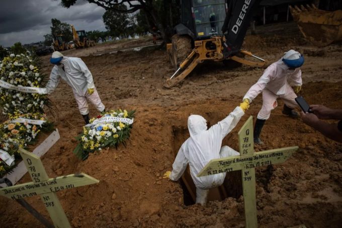 Brasilien gehört zu den von der Corona-Pandemie am stärksten betroffenen Ländern weltweit. Coronavirus