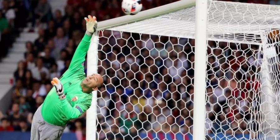 Gabor Kiraly traut der ungarischen Fussball-Nationalmannschaft bei der EM viel zu. Foto: Khaled Elfiqi/EPA/dpa