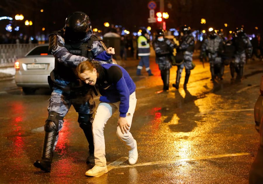 Nawalny-Protest in Moskau