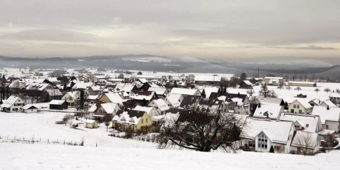 Blick auf Flaach ZH. Flaach