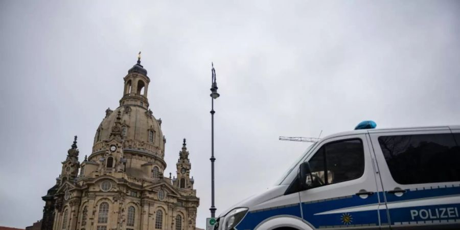 Wiederaufgebaute Frauenkirche in Dresden