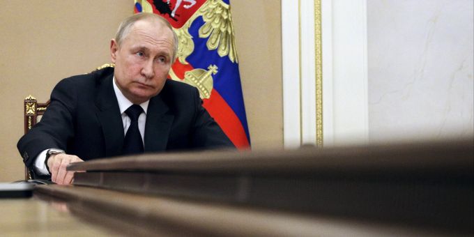 Wladimir Putin kämpft gegen die Ukraine. Wladimir Putin Ukraine Krieg