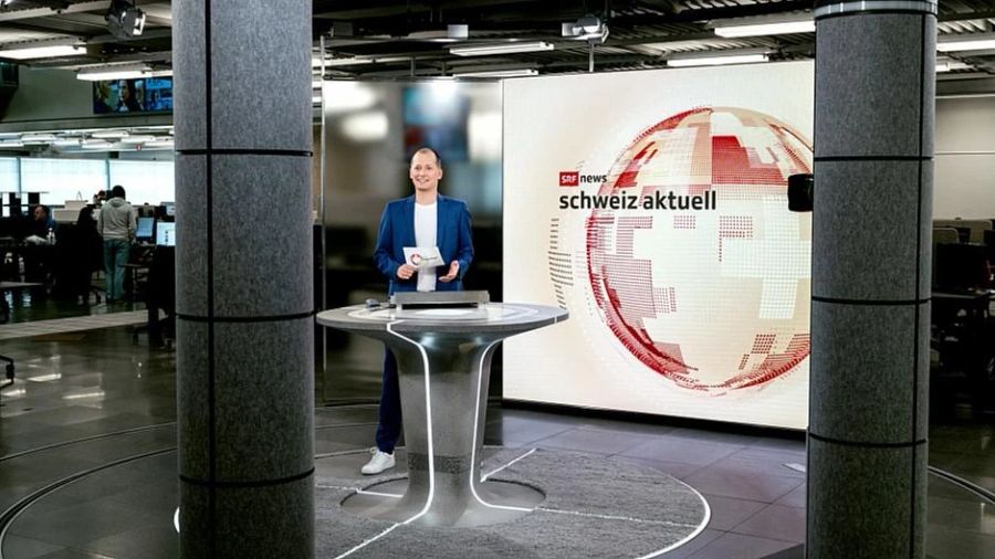 Michael Weinmann im Studio von «Schweiz Aktuell».