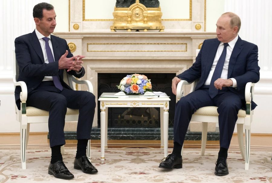 Putin mit dem syrischen Machthaber Bashar al-Assad.