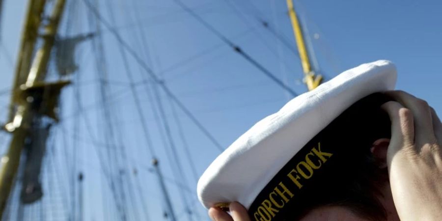 Besatzungsmitglied der «Gorch Fock» auf einem Archivbild