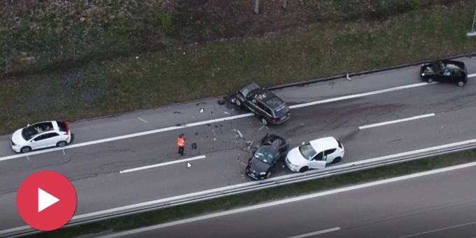 Mega-Kollision - Autobahn wegen Unfall in Uster ZH stundenlang gesperrt